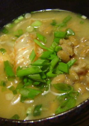 納豆キムチのおみそ汁-レシピのメイン写真