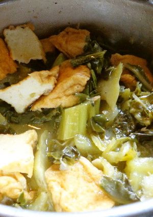 最速のターサイと厚揚げの煮物（生姜風味）-レシピのメイン写真