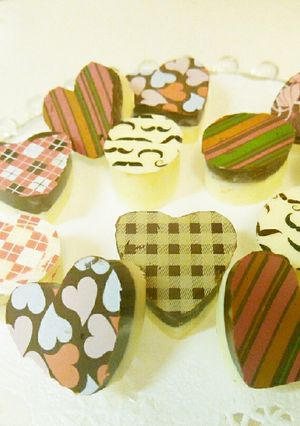♡バレンタインに♡転写シートで生チョコ♡-レシピのメイン写真