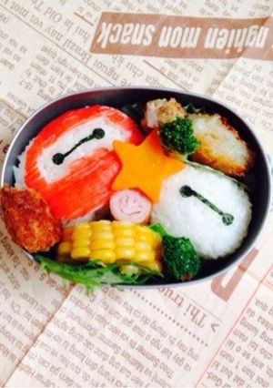 ベイマックスの変身キャラ弁-レシピのメイン写真
