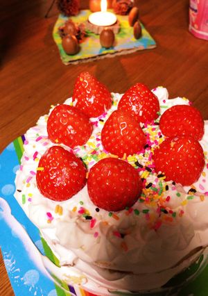 子供と一緒に簡単イチゴのショートケーキ-レシピのメイン写真