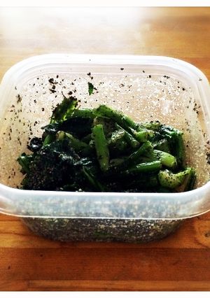 納豆のタレで小松菜のお浸し-レシピのメイン写真