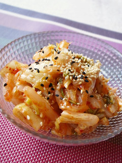 白菜消費に!白菜のキムチサラダ-レシピのメイン写真