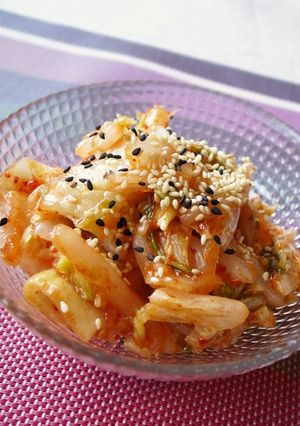 白菜消費に！白菜のキムチサラダ-レシピのメイン写真