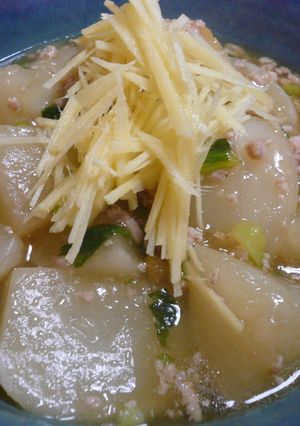 トロトロ～♪かぶとひき肉の煮込み-レシピのメイン写真