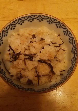 ツナと昆布の炊き込みご飯風-レシピのメイン写真