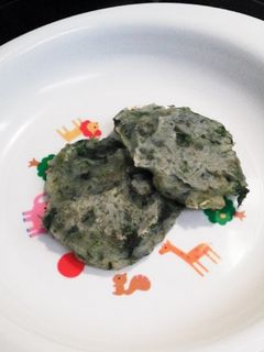 離乳食・後期 スプーンで作る白身魚おやき-レシピのメイン写真
