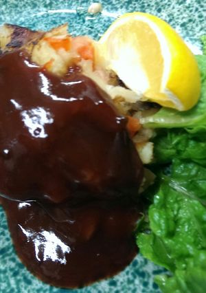 牛薄切り肉のハンバーグもどき◆ヘルシー-レシピのメイン写真
