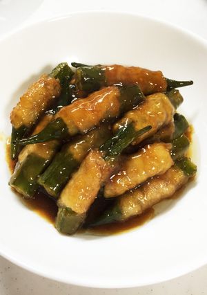 おくらの肉巻き-レシピのメイン写真