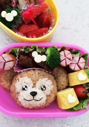 ダッフィー＊キャラ弁-レシピのメイン写真