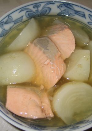 とろとろカブと鮭♪秋の香り-レシピのメイン写真
