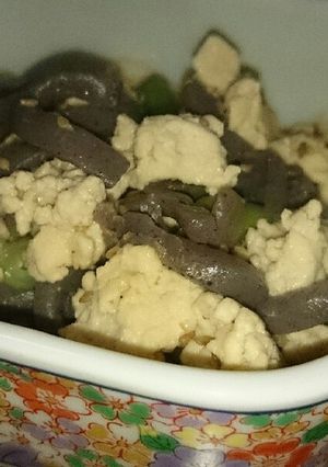 高野豆腐の中華風炒め-レシピのメイン写真