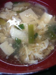 卵と豆腐の中華スープ-レシピのメイン写真