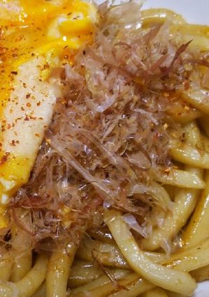 ズボラ女の焼きうどん 大蒜醤油-レシピのメイン写真