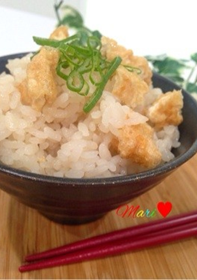 安い美味しい♡生姜と油揚げの炊き込みご飯-レシピのメイン写真