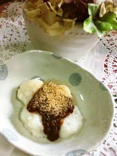 材料3つ超簡単包まない おはぎ-レシピのメイン写真