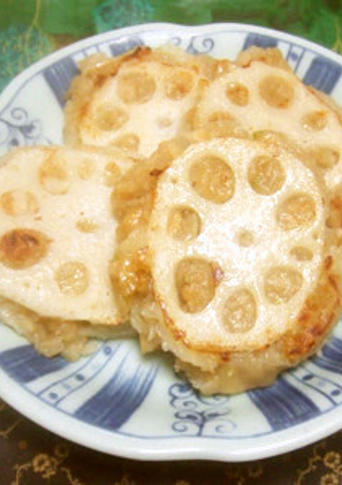 超時短！焼売で蓮根のはさみ焼き-レシピのメイン写真