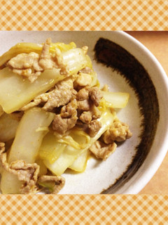 油分カット、豚こまと白菜のカレー風味炒め-レシピのメイン写真