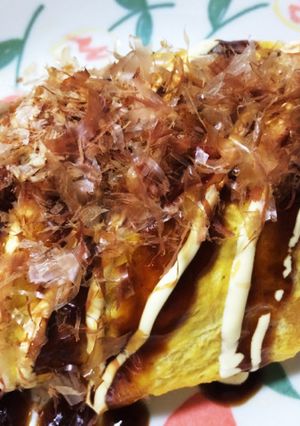 お好み焼き風オムライス-レシピのメイン写真