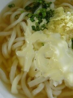 新発見!かけうどんにとろけるチーズ-レシピのメイン写真