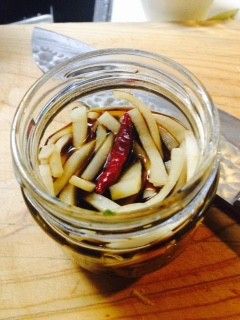 大根の皮ポン酢漬け-レシピのメイン写真