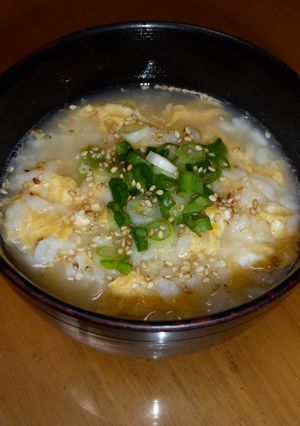 ★彡 優しい味の玉子雑炊 鶏がらスープで-レシピのメイン写真