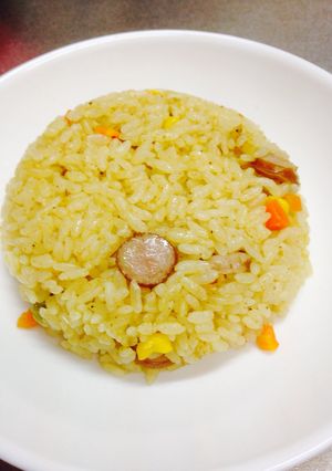 タンドリーチキンのたれでカレーピラフ-レシピのメイン写真
