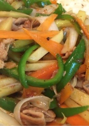 ★簡単★千切り野菜の中華炒め-レシピのメイン写真
