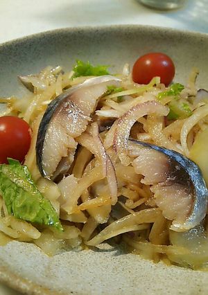 いつもとは違う、しめさばの食べ方…♪-レシピのメイン写真