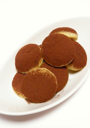バナナ風味*黒いスノーボールクッキー-レシピのメイン写真