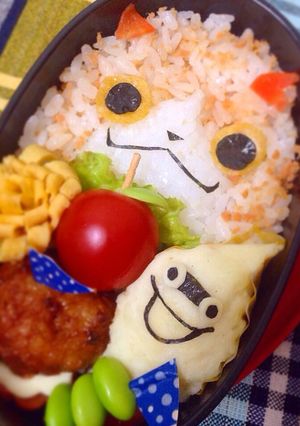 妖怪ウォッチ ジバニャン✳︎キャラ弁-レシピのメイン写真
