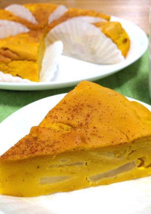 しっとり◎林檎とカボチャのケーキ-レシピのメイン写真