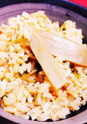 余ったラーメンスープで簡単炊き込みご飯-レシピのメイン写真