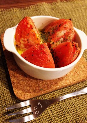 トースターで☆トマトチーズ焼き-レシピのメイン写真