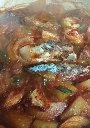 韓国料理サバ煮(ｺﾄﾞｩﾝｵｼﾞｮﾘﾑ)-レシピのメイン写真