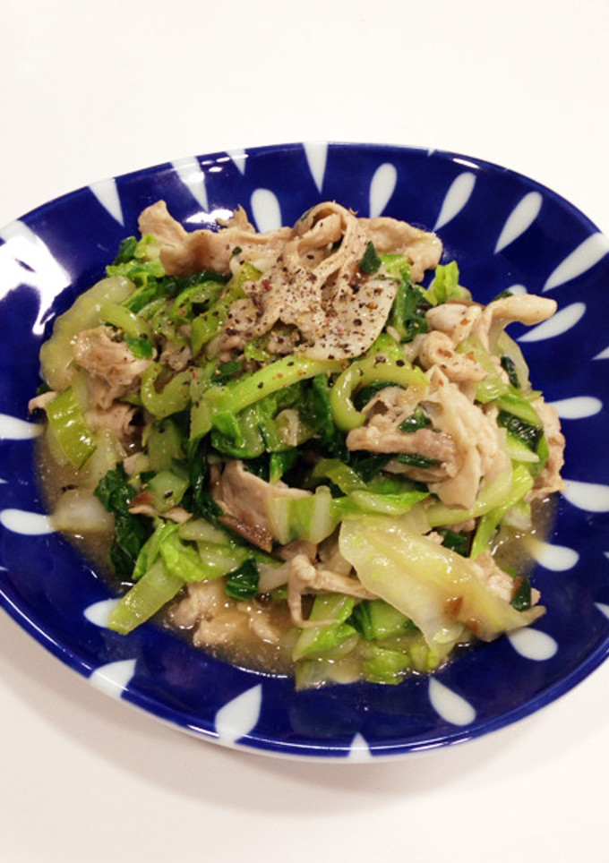 白菜と豚肉の中華炒め-レシピのメイン写真