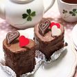 バレンタイン♡ハートのチョコケーキ