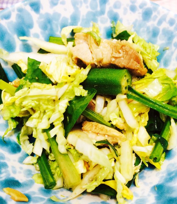 ほうれん草のチキンサラダ♡-レシピのメイン写真