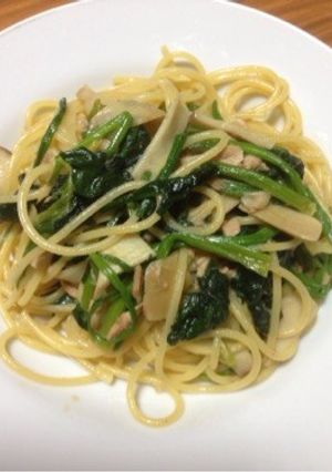 簡単！ほうれん草とツナのパスタ-レシピのメイン写真