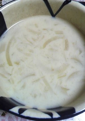 圧力鍋で豆乳玉ねぎスープ-レシピのメイン写真