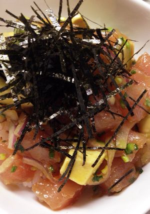 ポキ風丼-レシピのメイン写真