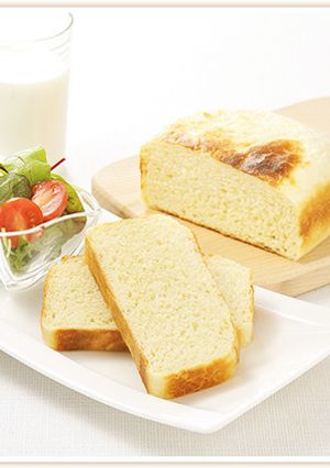 トースターで手軽に基本のもちふわ食パン♡-レシピのメイン写真