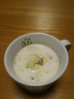 寒い日に♪白菜のクリームスープ-レシピのメイン写真