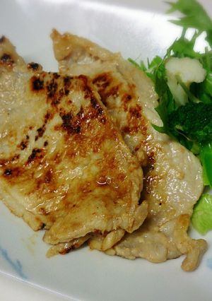 簡単！味噌豚！豚肉の味噌漬け焼き。-レシピのメイン写真