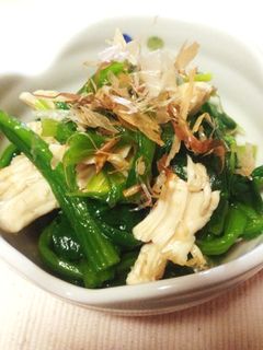 ほうれん草と鶏胸肉のおひたし-レシピのメイン写真