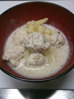 鳥団子の豆乳スープ-レシピのメイン写真