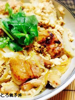 豆腐でふわとろ*親子丼*つゆだく-レシピのメイン写真