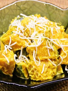 かぼちゃのココナッツカレーマヨサラダ-レシピのメイン写真