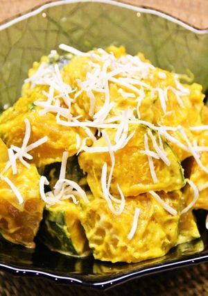 かぼちゃのココナッツカレーマヨサラダ-レシピのメイン写真