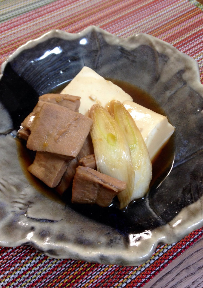 まぐろのすきみとお豆腐たいたん-レシピのメイン写真